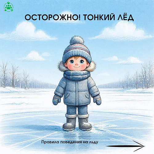  Осторожно! Тонкий лёд!