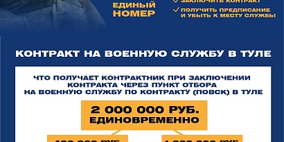 Контракт на военную службу в Туле